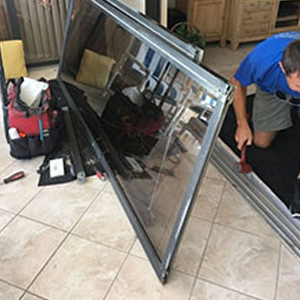 sliding glass door frame repair Eureka